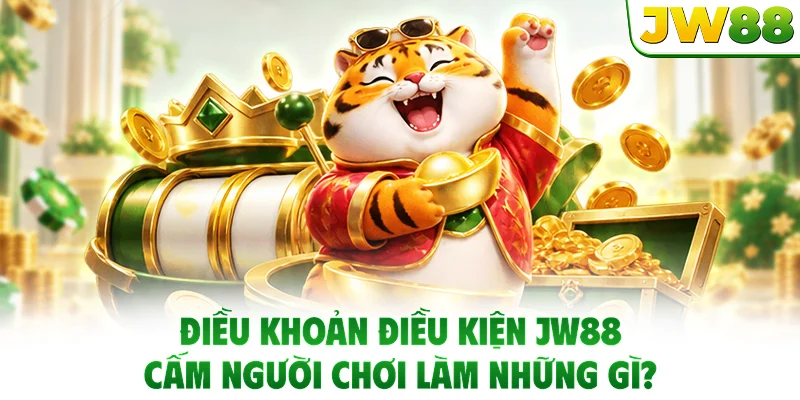 Điều khoản điều kiện JW88 nghiêm cấm một loạt hành vi gian lận