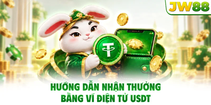 Hướng dẫn nhận thưởng bằng ví điện tử USDT